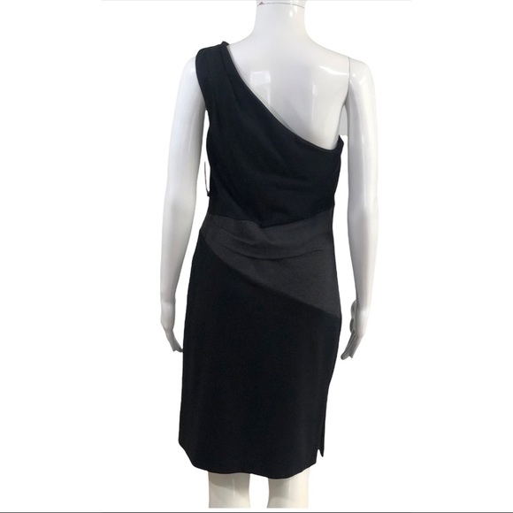 Weston Wear Womens Size M Dress Sheath One Shoulder black Sleeveless NWT - Picture 9 of 11